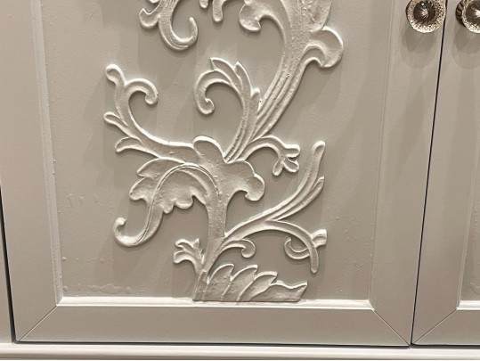 Beautiful Blue Painted Console