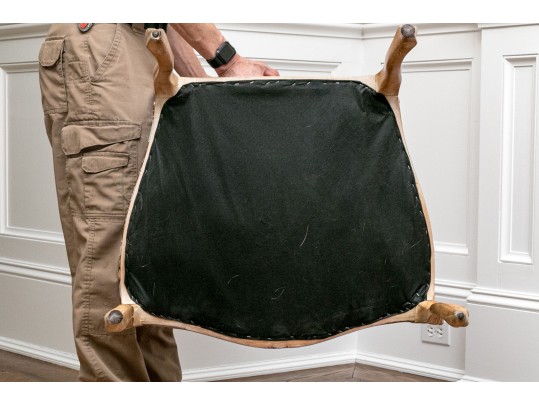 Elegant Louis XV Style Upholstered Fauteuil