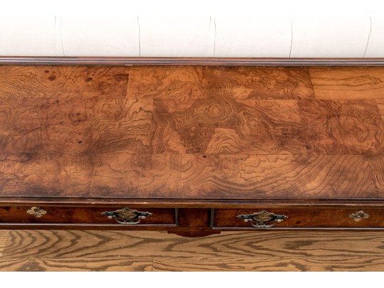 Fabulous Burled Wood Console