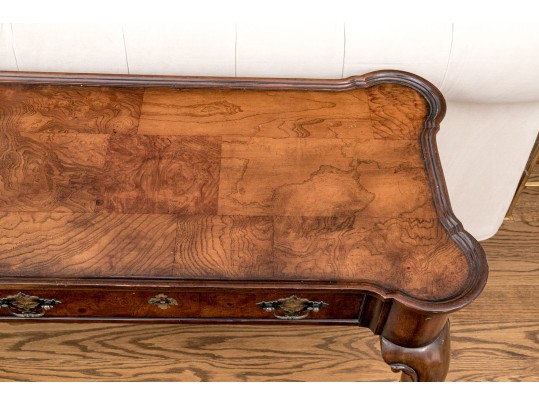 Fabulous Burled Wood Console