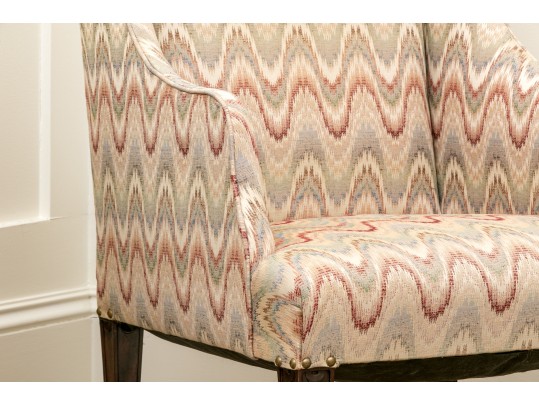Chic Upholstered Accent Arm Chair
