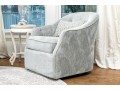 Pair Of Handsome Tub Back Swivel Chairs