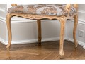 Elegant Louis XV Style Upholstered Fauteuil