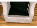 Pair Of Grey Upholstered Tub Back Chairs