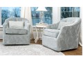 Pair Of Handsome Tub Back Swivel Chairs