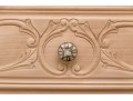 Wooden French Style Chest Of Drawers With Intricate Floral Carvings 