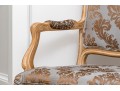 Elegant Louis XV Style Upholstered Fauteuil