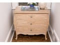 Wooden French Style Chest Of Drawers With Intricate Floral Carvings 