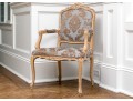 Elegant Louis XV Style Upholstered Fauteuil