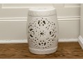 White Asian Garden Stool