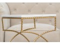 Chic Contemporary Faux Marble Side Tables