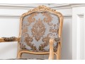 Elegant Louis XV Style Upholstered Fauteuil