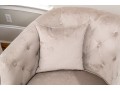 Pair Of Grey Upholstered Tub Back Chairs