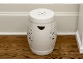 White Asian Garden Stool