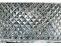 Silver Plate Mounted Cut Crystal Wine Cooler