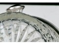 Silver Plate Mounted Cut Crystal Wine Cooler