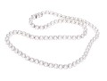 Sterling Silver And Zirconia Line Necklace