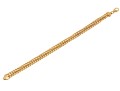 10k Yellow Gold Hollow Woven Link Bracelet
