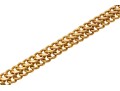 10k Yellow Gold Hollow Woven Link Bracelet