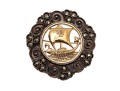 Fantastic Sterling Ship Brooch