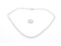 Sterling Silver And Zirconia Line Necklace