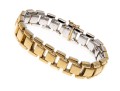 14K Italian Ladder Chain Bracelet