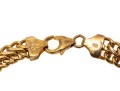 10k Yellow Gold Hollow Woven Link Bracelet