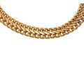 10k Yellow Gold Hollow Woven Link Bracelet