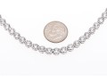 Sterling Silver And Zirconia Line Necklace