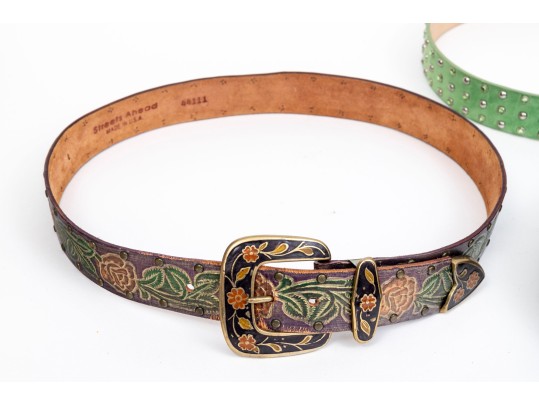 Lot Of Four Assorted Fashion Belts