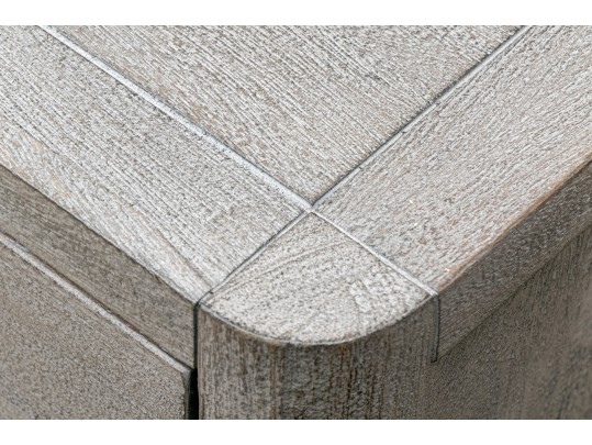 Contemporary Wood Double Dresser