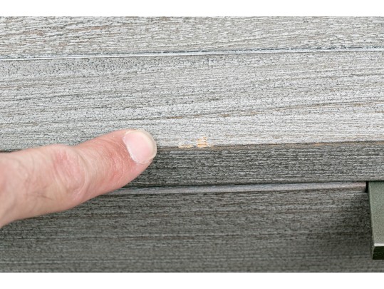 Contemporary Wood Double Dresser