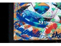 EM Zax (Am.,20th/21st C,) Multi Media Hand Painted 3D Pop Art Sculpture, 