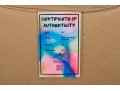 EM Zax (Am.,20th/21st C,) Multi Media Hand Painted 3D Pop Art Sculpture, 