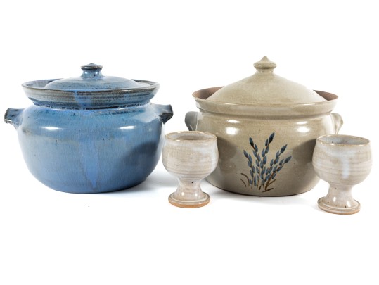 Vintage Jugtown & Hobart B. Garner Studio Pottery Ceramics