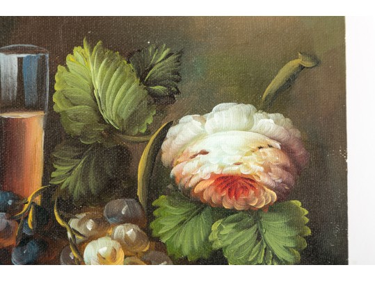 Collection Of Floral Still Life Oil Paintings