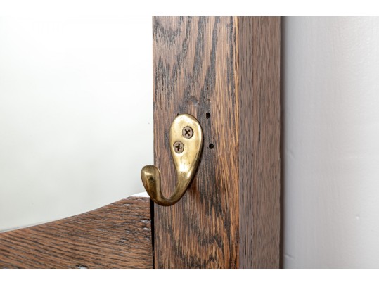 Vintage Oak Country Hall Tree