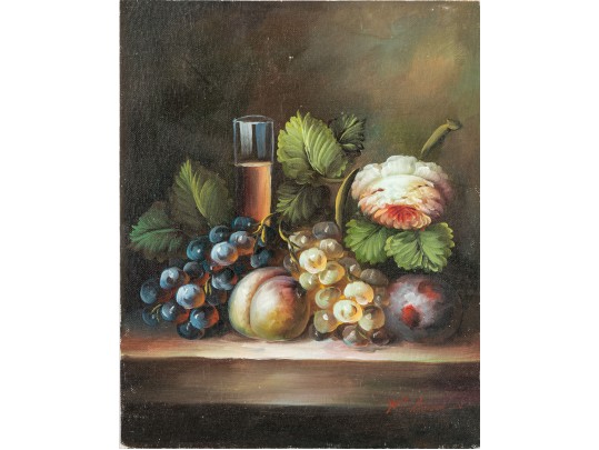 Collection Of Floral Still Life Oil Paintings