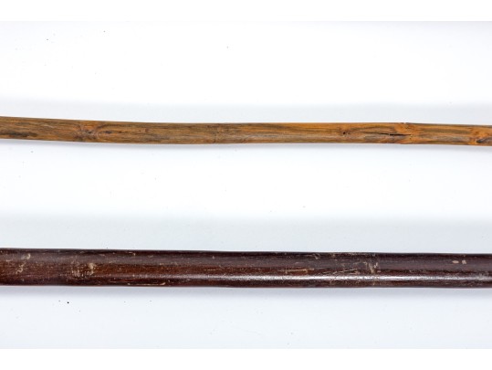 Five Antique Wood Canes