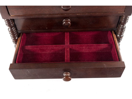 Craftique Salesman's Sample Empire Jewelry Chest