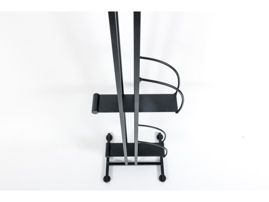 Mid-Century Steel Magazine Rack