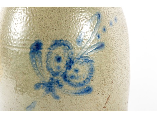 Antique Salt Glazed Stoneware Pottery Jug