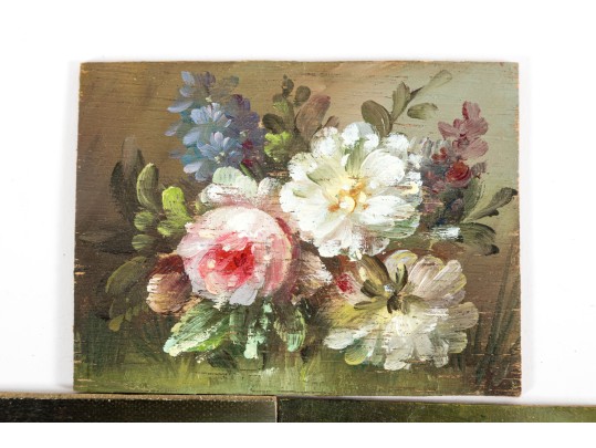 Collection Of Floral Still Life Oil Paintings