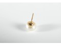 14k Yellow Gold Cultured Pearl Stud Earrings