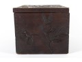 19th Century Arts & Crafts Carved Wood Box