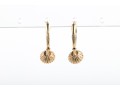14k Yellow Gold Cultured Pearl Drop Earrings