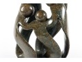Shona Tribe Serpentine Stone Family Sculpture 