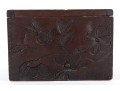 19th Century Arts & Crafts Carved Wood Box