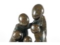 Shona Tribe Serpentine Stone Family Sculpture 