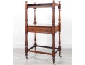 19th Century English Mahogany Etagere  